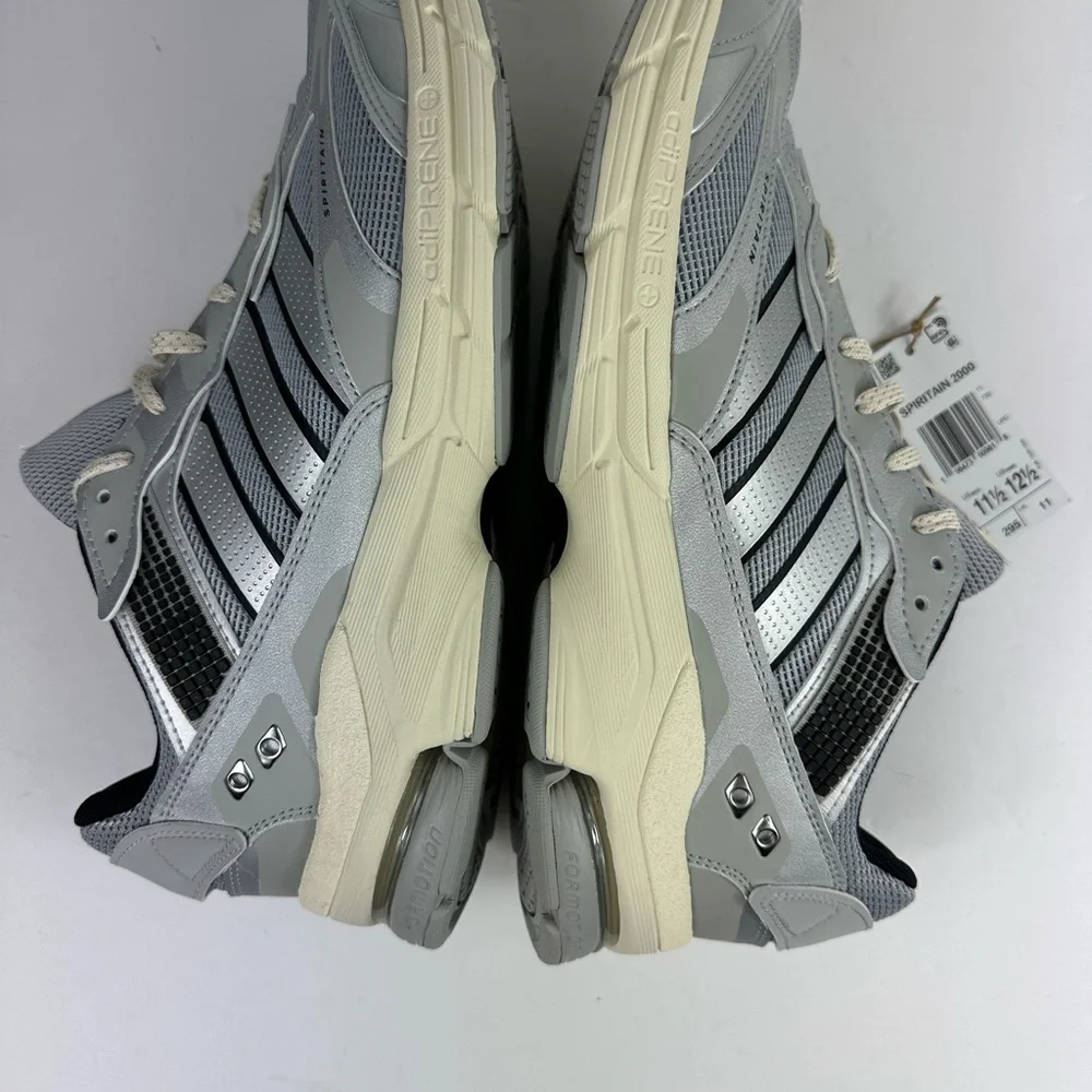 Men Adidas Spiritian 2000 Matte Silver/Silver Metallic/Gray Size 11.5 (ID5411) - Picture 6 of 11